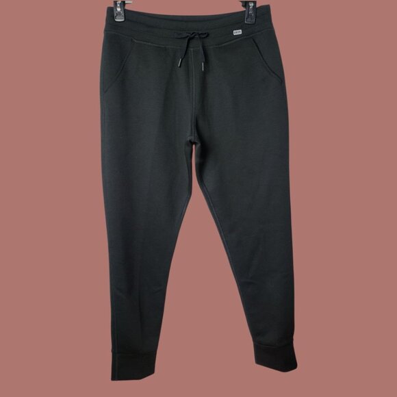 32 Heat Degrees Lady Tech Fleece Jogger Pants With Drawstring Waist Blk Medium - Picture 4 of 14